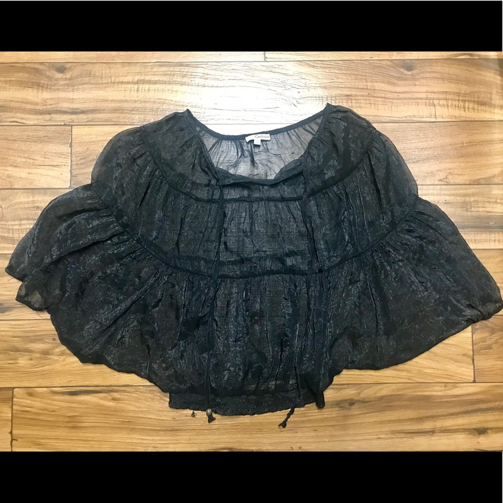 Sheer Hipster Blouse